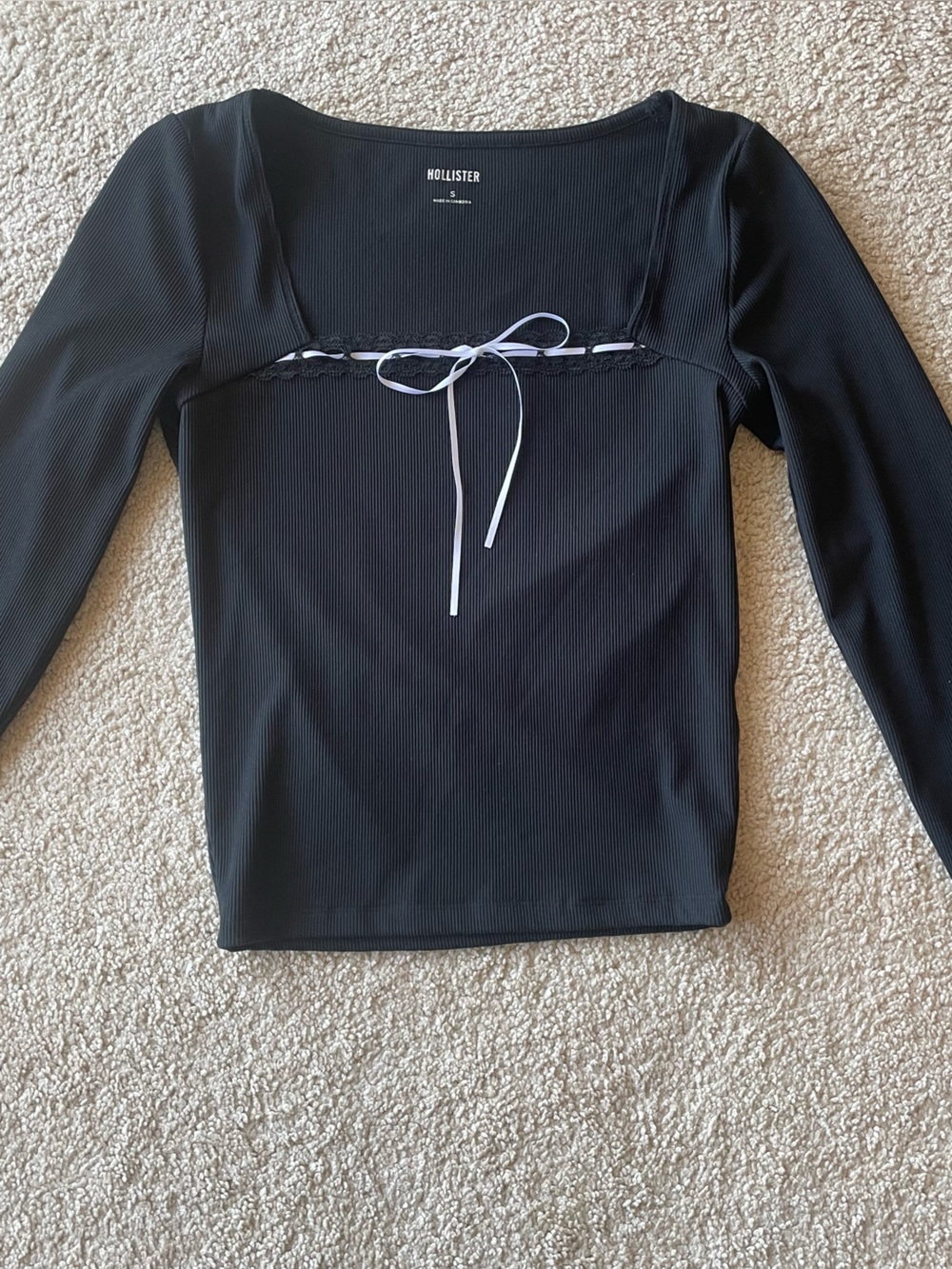 HOLLISTER CROPPED LS